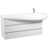 Тумба с раковиной LAUFEN IL BAGNO ALESSI ONE 2450.0.097.631.1 + 8.1497.4.400.104.1 белый 4.2450.0.097.631.1+1497.4