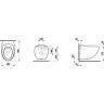 Унитаз подвесной LAUFEN IL BAGNO ALESSI ONE (безободковый) 8.2097.1.400.000.1